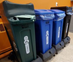 Recycling and compost bins