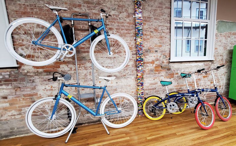 Bikes in Paragon office