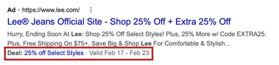 promotion example