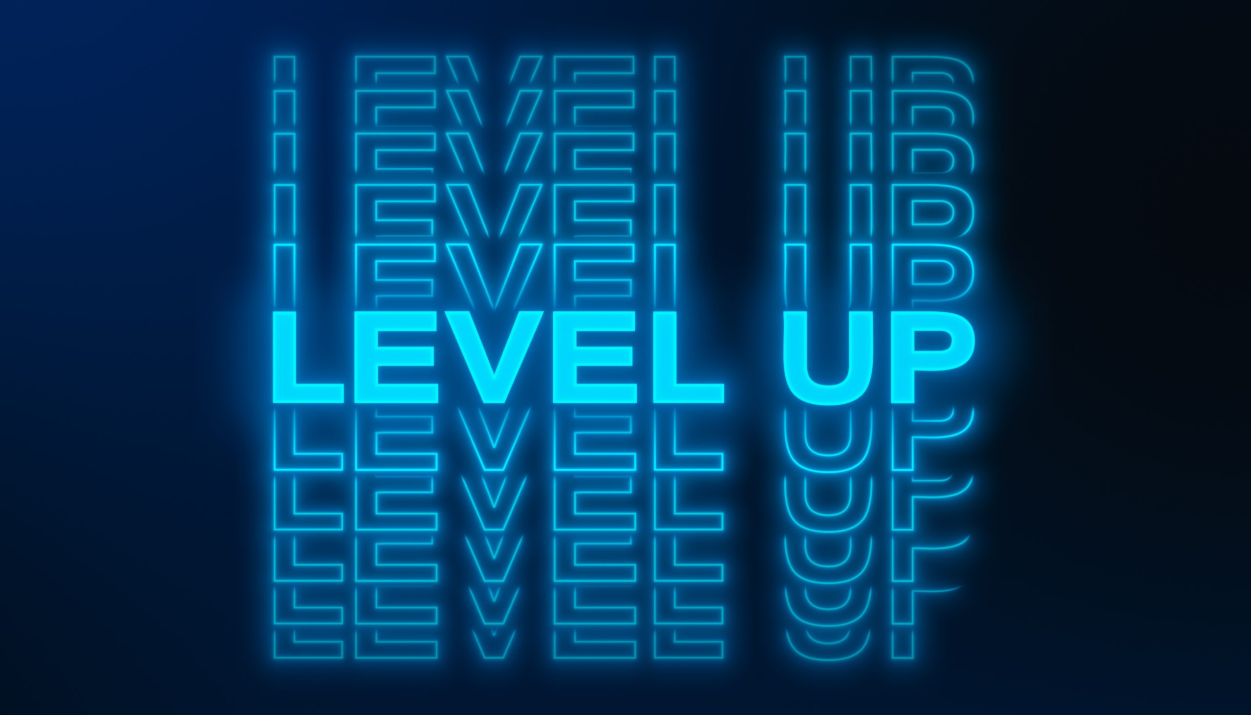 Level up banner
