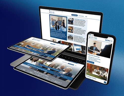 Savings Bank of Walpole Website Redesign Mockup